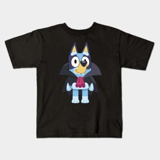 Halloween Bluey Vampire Kids T-Shirt